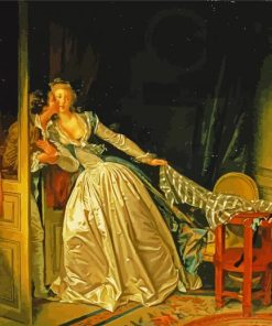 The Stolen Kiss Fragonard paint by numbers