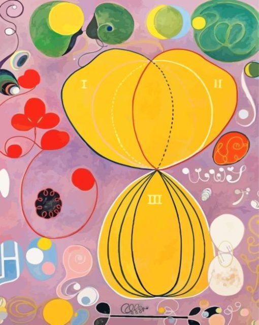 The Ten Largest By Hilma Af Klint paint by numbers