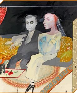 The Second Marriage By Hockney paint by numbers