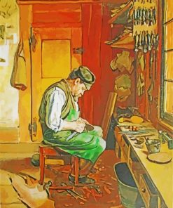 The Shoemaker By Hodler paint by numbers