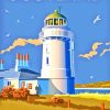 Toward Point Lighthouse Dunoon Illustrations paint by number