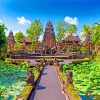Ubud Palace Indonesia paint by numbers