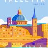 Valleta Malta paint by number