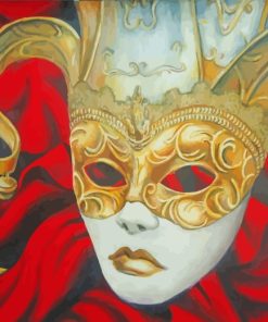 Venetian Mask paint by number