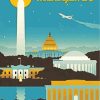 Washington Dc Poster paint by number