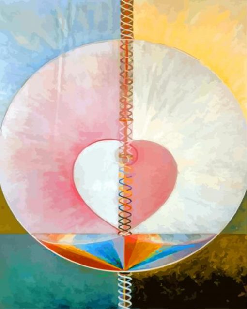What A Human Being Is By Hilma Af Klint paint by numbers