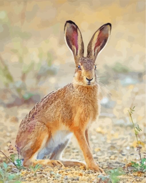 Wild Hare paint by numbers