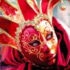 Women In Venetian Mask paint by number