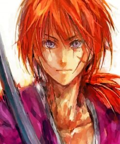 Abstract Kenshin paint by numbers