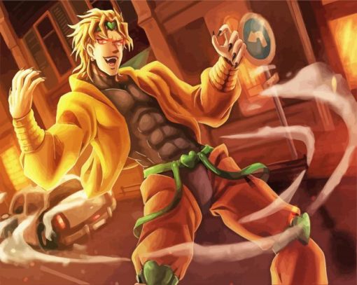 Aesthetic Dio Brando paint by numbers