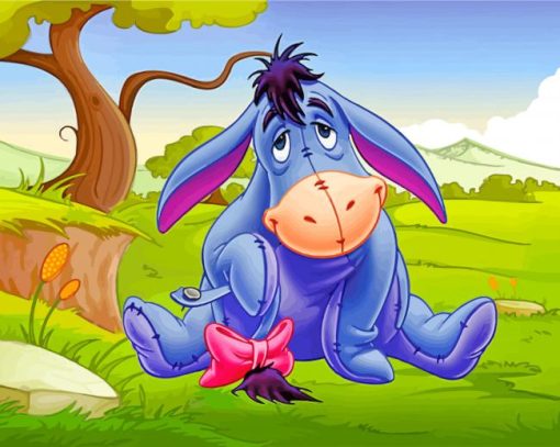 Aesthetic Eyore paint by numbers