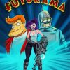 Aesthetic Futurama paint by number