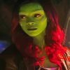 Aesthetic Gamora paint by numbers