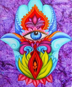 Aesthetic Hamsa paint by numbers