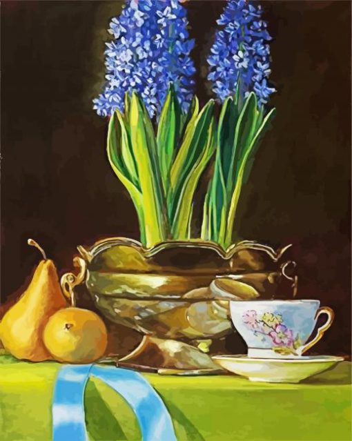 Aesthetic Hyacinth paint by numbers