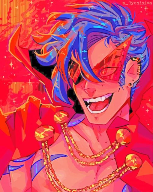 Aesthetic Kamina paint by numbers