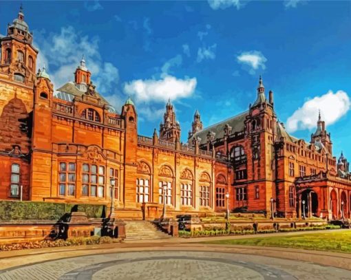 Aesthetic Kelvingrove Art Gallery And Museum paint by number