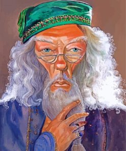 Aesthetic Professor Albus Dumbledore paint by number