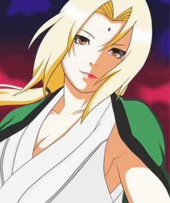 Aesthetic Tsunade Anime paint by number