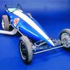 Aesthetic Blue Dragster paint by number