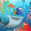 Aesthetic Nemo Fish And Dory paint by number