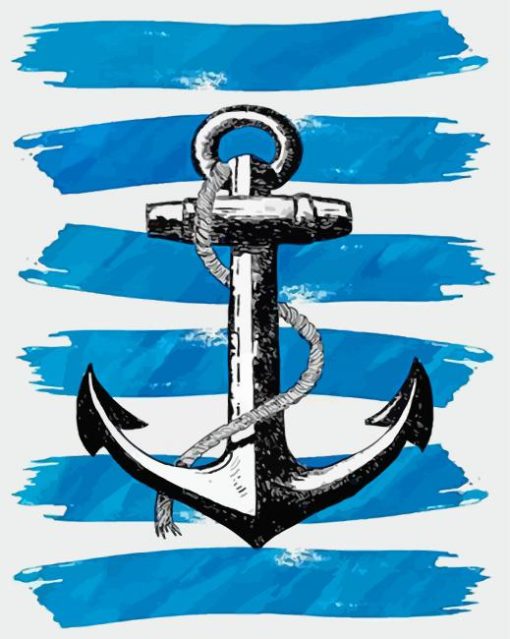 Anchor Illustration paint by numbers