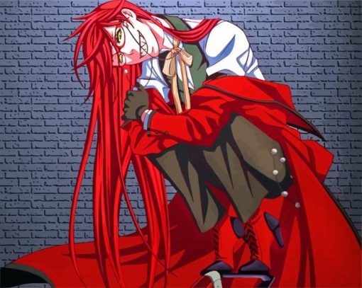 Anime Black Butler Grell Sutcliff paint by numbers