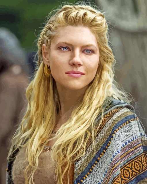 Beautiful Lagertha paint by numbers