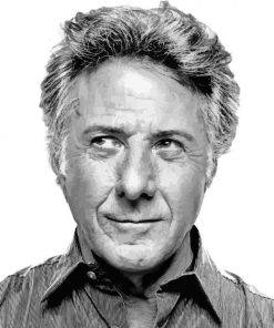 Black And White Dustin Hoffman paint by numbers