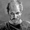 Black And White Floki paint by numbers