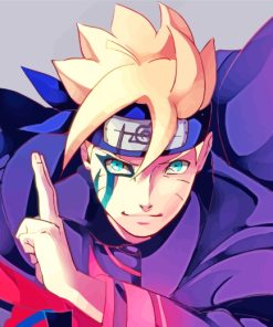 Boruto Naruto paint by numbers