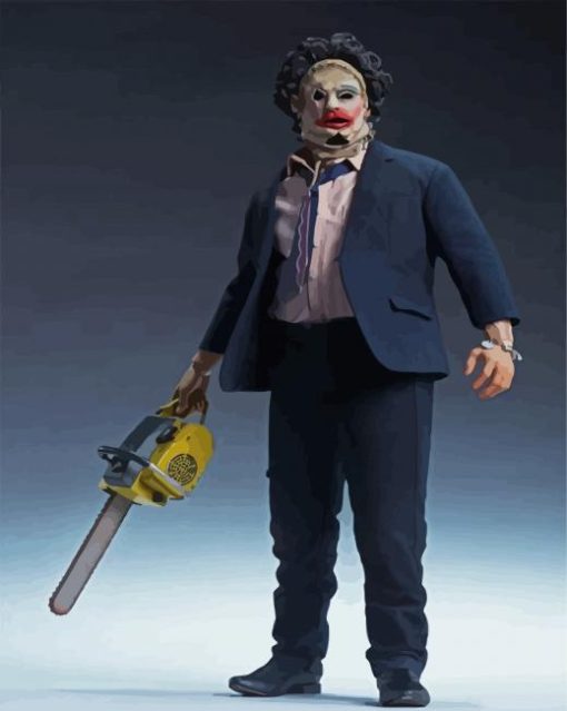 Classy Leatherface paint by number