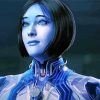 Cortana Halo Character paint by numbers