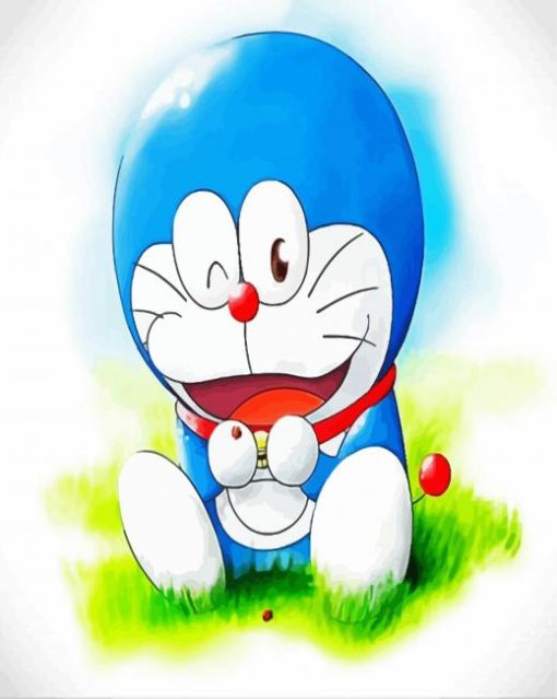 Cute Doraemon paint by number