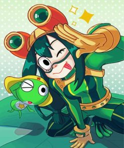 Cute Tsuyu Asui Froppy paint by number
