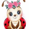 Cute Ladybird paint by number