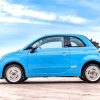 Cyan Fiat paint by numbers