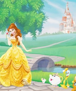 Disney Princess Belle paint by numbers