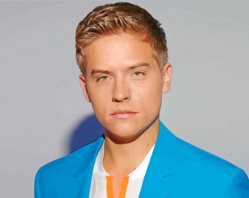 Dylan Sprouse paint by number