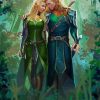 Elves Couple - paint by number