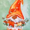 Fall Gnome paint by number