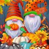 Fall Gnomes paint by numbers