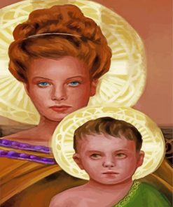 Frigga And Her Son paint by numbers
