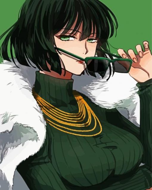Fubuki One Punch Man paint by number