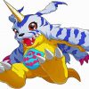Gabumon Digimon Anime paint by number