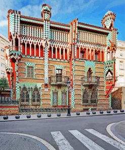 Gaudi Casa Vicens paint by numbers