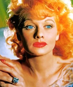 Gorgeous Lucille Ball paint by numbers