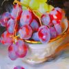 Grapes In Bowl paint by numbers