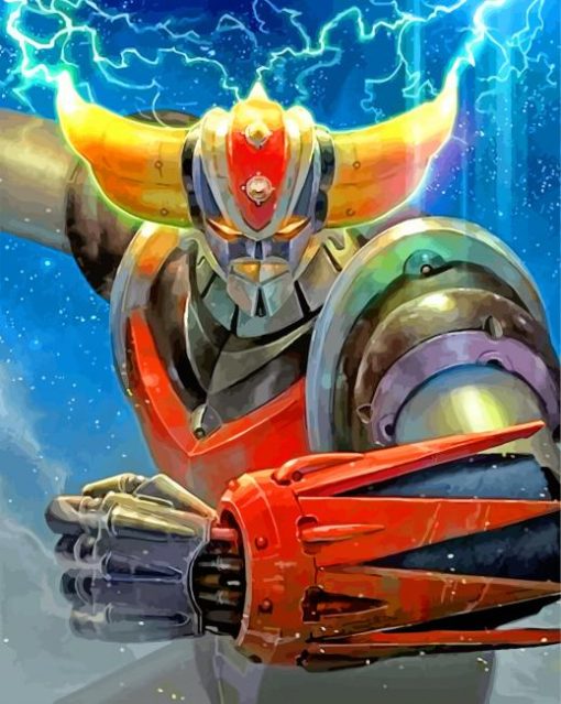 Grendizer Anime paint by number paint by numbers