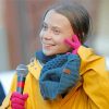Greta Thunberg with Yellow Jacket paint by numbers